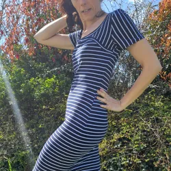 Patron couture femme - Robe en maille IVALIE