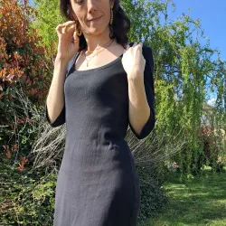 Patron couture femme - Robe en maille IVALIE
